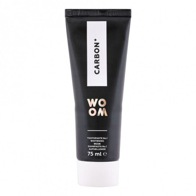 3 WOOM CARBON+ No.1 Whitening Toothpaste with Activated Charcoal 75ml 2.54fl.oz