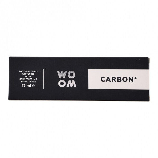 3 WOOM CARBON+ No.1 Whitening Toothpaste with Activated Charcoal 75ml 2.54fl.oz