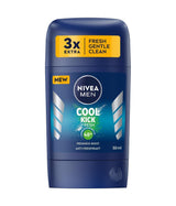 NIVEA MEN Antiperspirant Deodorant Solid Stick Black & White Invisible Fresh
