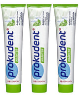 3 PROKUDENT HERBAL Daily German Toothpaste Against Caries & Plaque 125ml 4.2oz