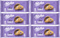 6 MILKA COOKIE LOOP Cookies with Alpine Milk Chocolate Sweets Snacks 132g 4.6oz