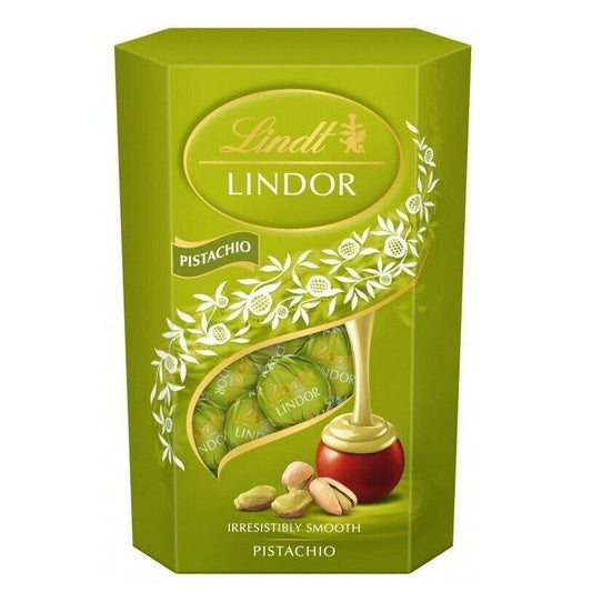 LINDT LINDOR Chocolate Balls with Pistachio Cream Filling 200g 7.06oz