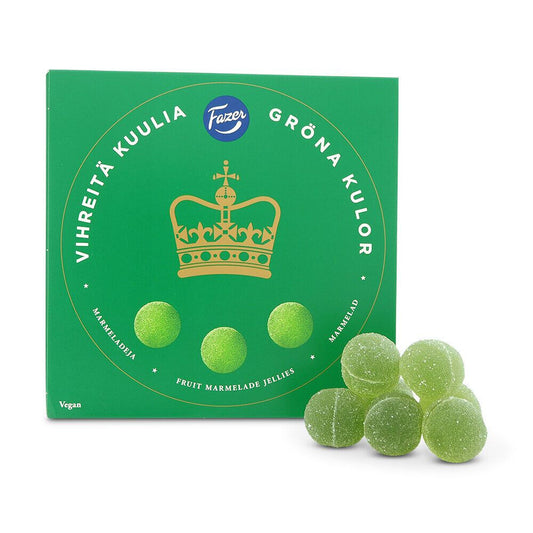 FAZER Pear Flavor Fruit Marmalade Jellies Jelly Balls Scandinavian Sweets 500g