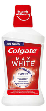 3 COLGATE MAX WHITE EXPERT Daily Mouthwash Instant & Lasting Whiter Teeth 500ml