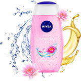 6 NIVEA Waterlily & Oil Caring & Refreshing Shower Gel Bottles 250ml 8.45 fl. oz