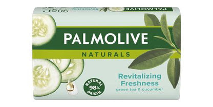 16 PALMOLIVE Revitalizing Freshness Natural Green Tea & Cucumber Bar Soaps 90g