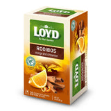 10 LOYD ROOIBOS ORANGE & CINNAMON Herbal Infusion Tea Boxes (200 servings total)