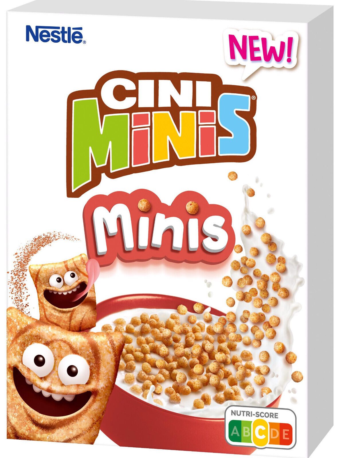 NESTLE CINI MINIS Minis Cinnamon Flavor Breakfast Cereal 4 x 300g