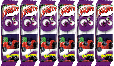 12 FRITT WILD BERRY Flavor German Chewy Candy Packs with Vitamin C 70g 2.5oz