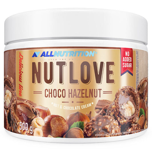 NUTLOVE CHOCO HAZELNUT Chocolate Cream Spread Dessert Vegan Sweets 500g 17oz