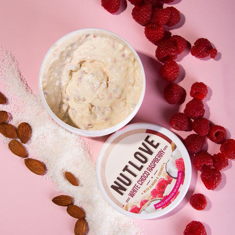 NUTLOVE WHITE CHOCO RASPBERRY Chocolate Cream Spread Dessert Sweets 500g 17oz