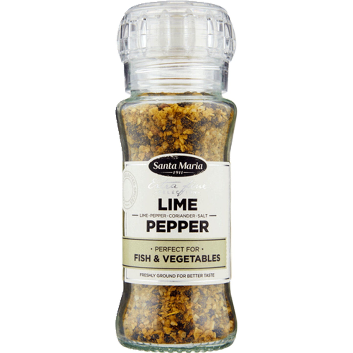 3 SANTA MARIA LIME PEPPER Spice Grinders Seasoning For Fish & Vegetable 90g