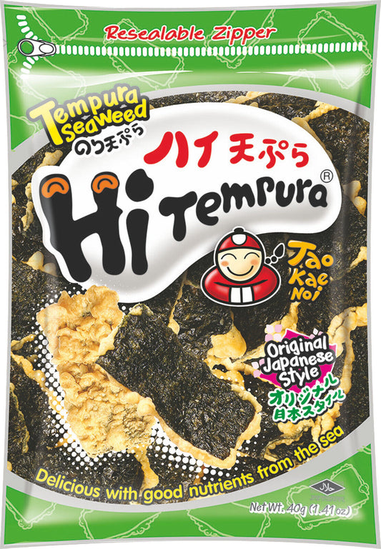 TAOKAENOI Tempura Seaweed Snack Original Japanese Style Asian Treats 40g 1.41oz
