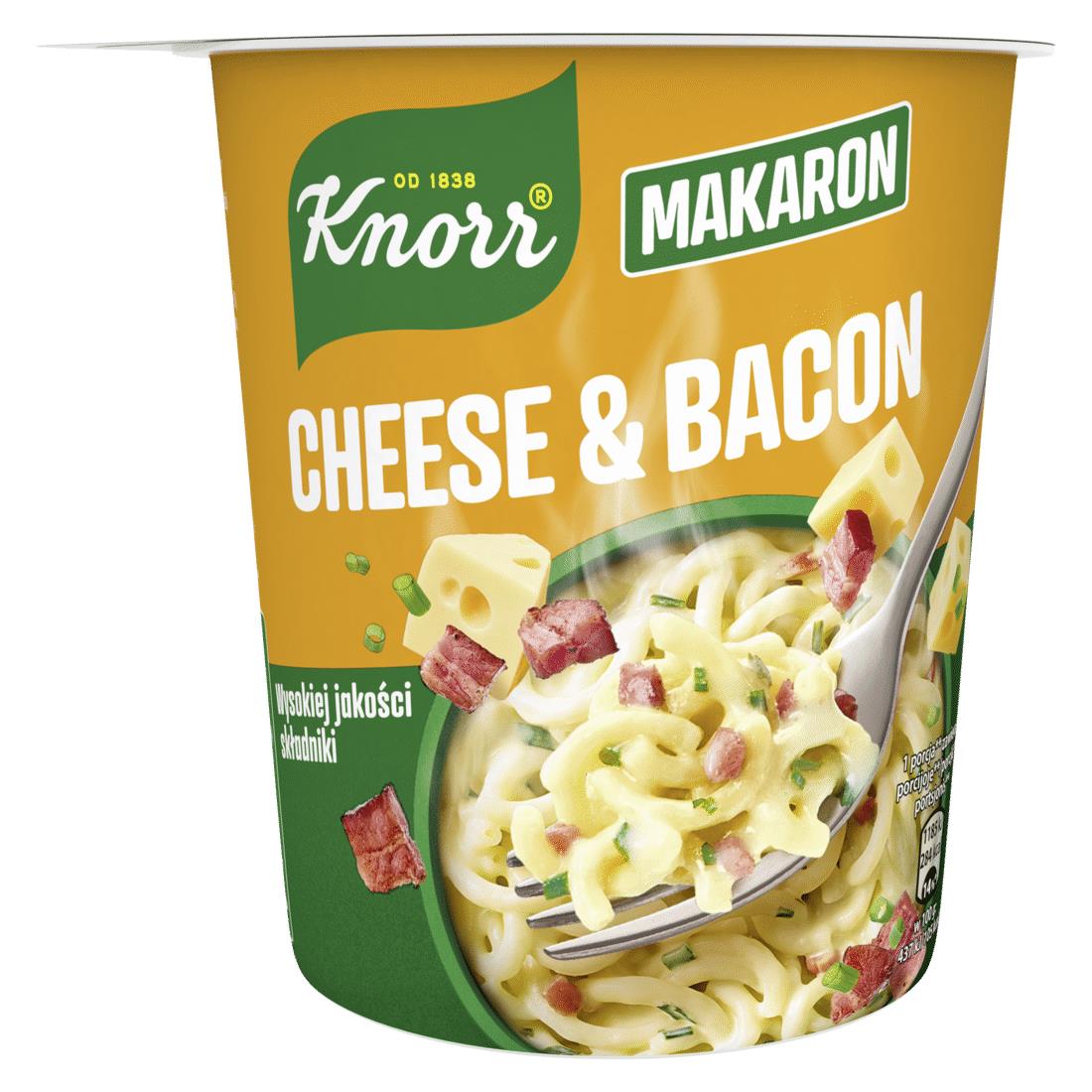 KNORR CHEESE & BACON Flavor Instant Noodles 8 x 71g