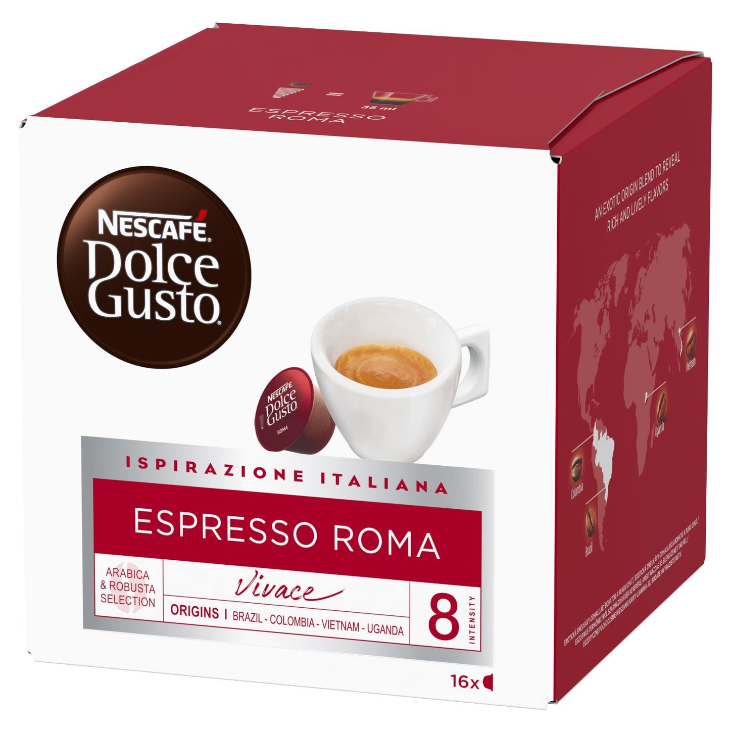 3 NESCAFE ESPRESSO ROMA Cremoso Dolce Gusto Coffee Capsules Pods Boxes New
