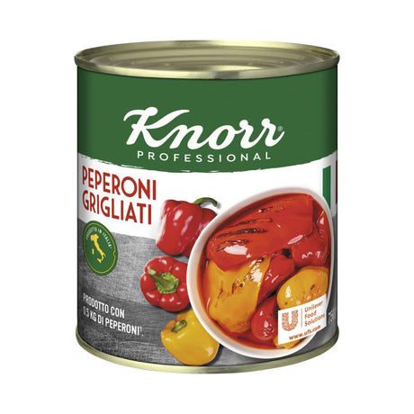 KNORR PROFESSIONAL Peperoni Grigliati Grilled Sweet Peppers For Chefs 750g 26oz