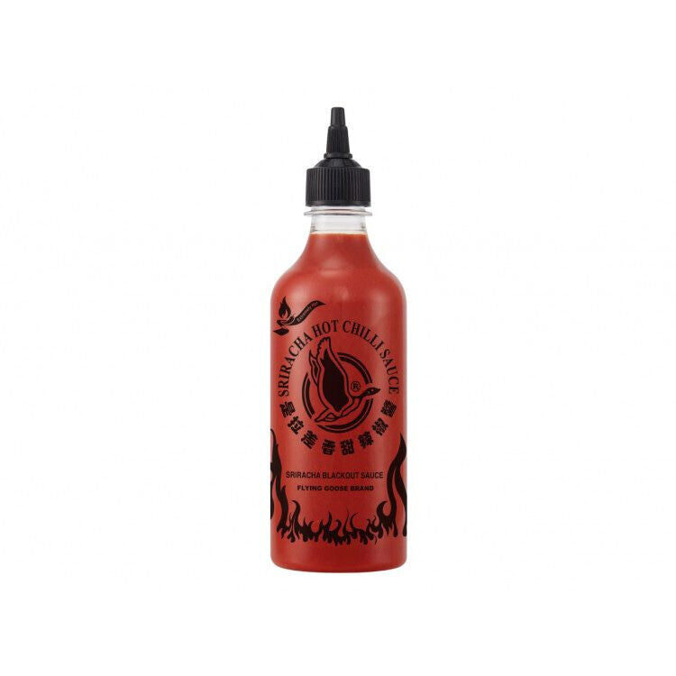 FLYING GOOSE Sriracha Extra Hot Black Out Sauce 455ml 15 fl. oz.