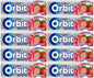 10 WRIGLEY'S ORBIT WHITE STRAWBERRY Flavor Sugarfree Chewing Gums 14g 0.49oz