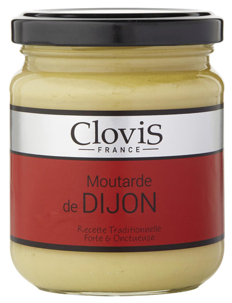 COLVIS France Dijon Mustard Creamy & Mild Taste Glass Jar 200g 7oz