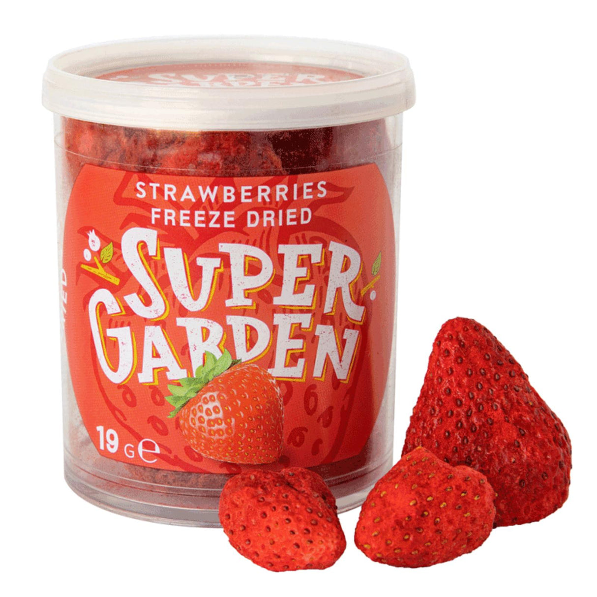 SUPERGARDEN Freeze Dried Strawberries Dried Fruits 19g