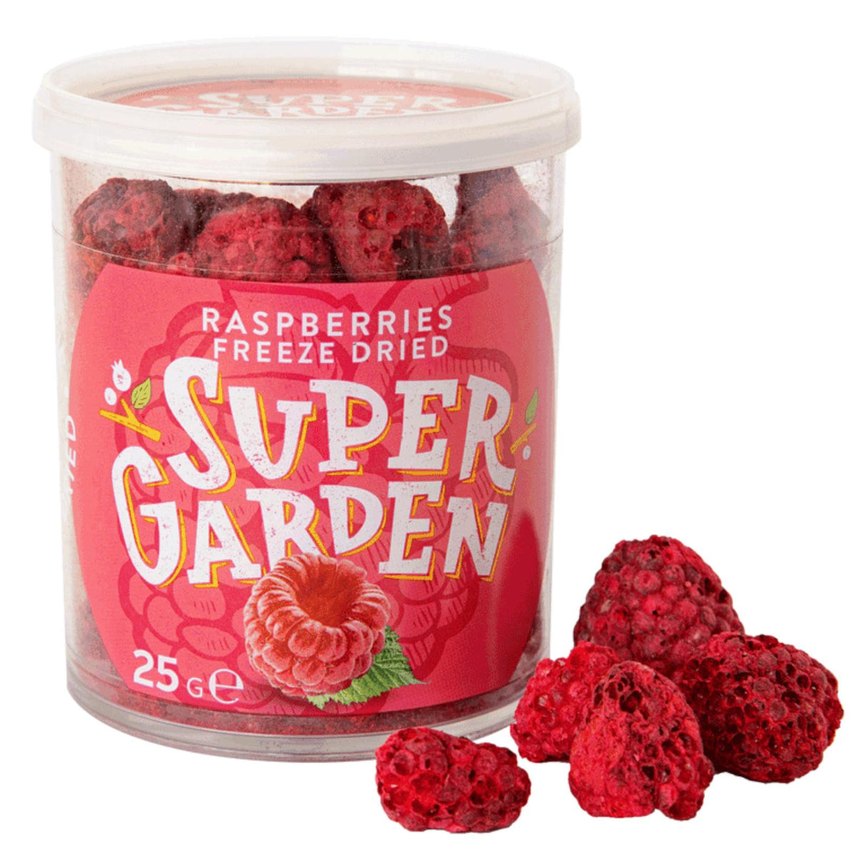 SUPERGARDEN Freeze Dried Raspberries Dried Fruits 25g