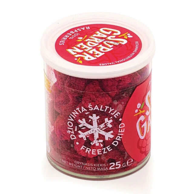 SUPERGARDEN Freeze Dried Raspberries Dried Fruits 25g