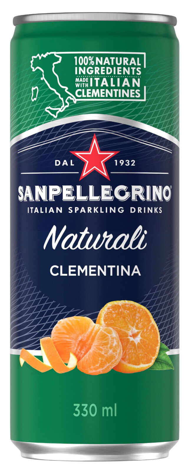 SAN PELLEGRINO Naturali Italian Sparkling Soft Drink Lemonade Cans Variety 330ml