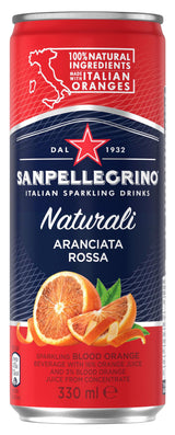 SAN PELLEGRINO Naturali Italian Sparkling Soft Drink Lemonade Cans Variety 330ml