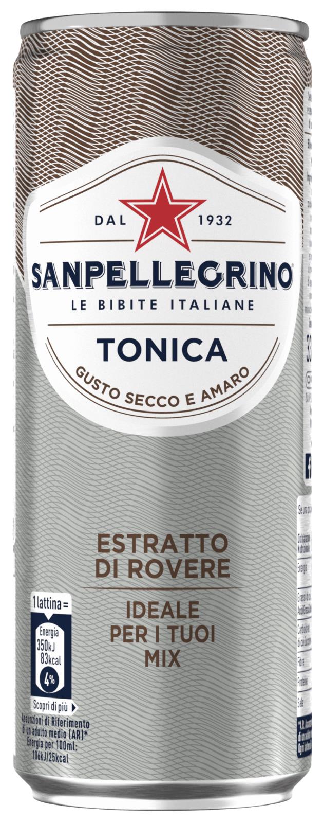 SAN PELLEGRINO Naturali Italian Sparkling Soft Drink Lemonade Cans Variety 330ml