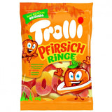 TROLLI Original Peach Rings Sugar Coated Gummy Candy Party Sweets 200g 7oz bag