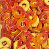 TROLLI Original Peach Rings Sugar Coated Gummy Candy Party Sweets 200g 7oz bag