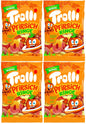 4 TROLLI Original Peach Rings Sugar Coated Gummy Candy Party Sweets 200g 7oz