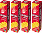 4 HROOM CHIPS Bacon Flavor Thin Strips Potato Chips Crisps Snacks 50g 1.7oz