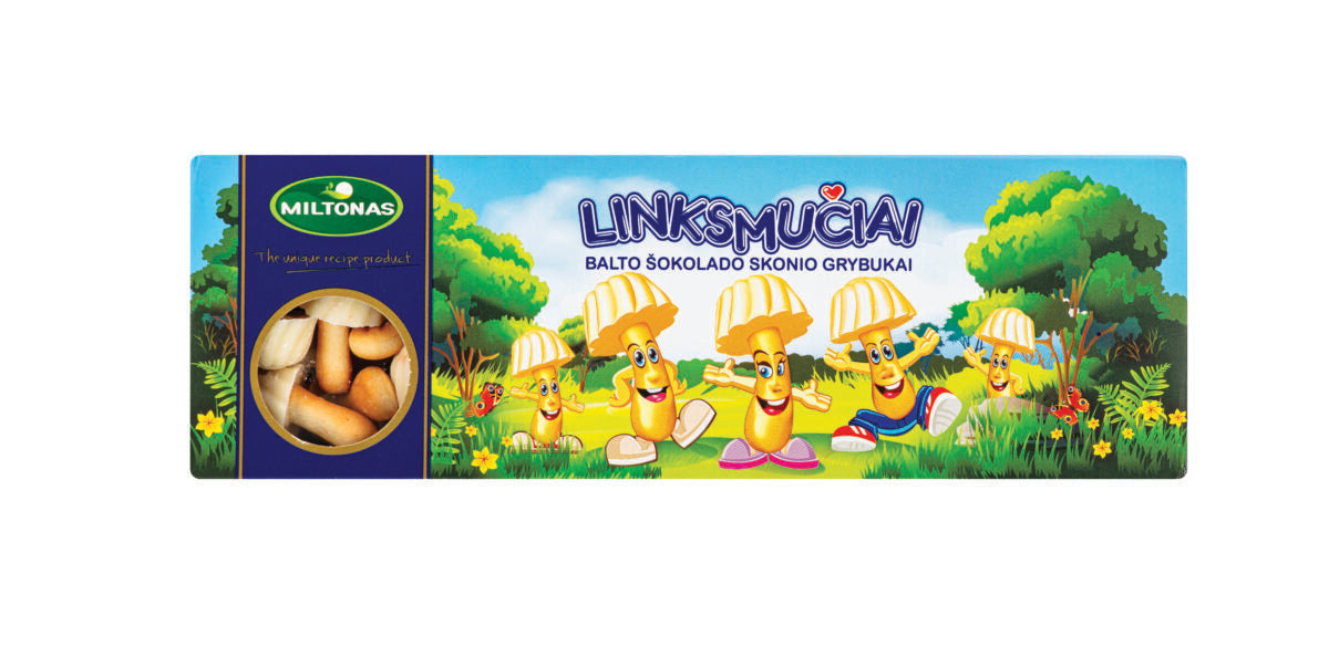 FUNNY MUSHROOMS White Chocolate Flavor Cookies 170g