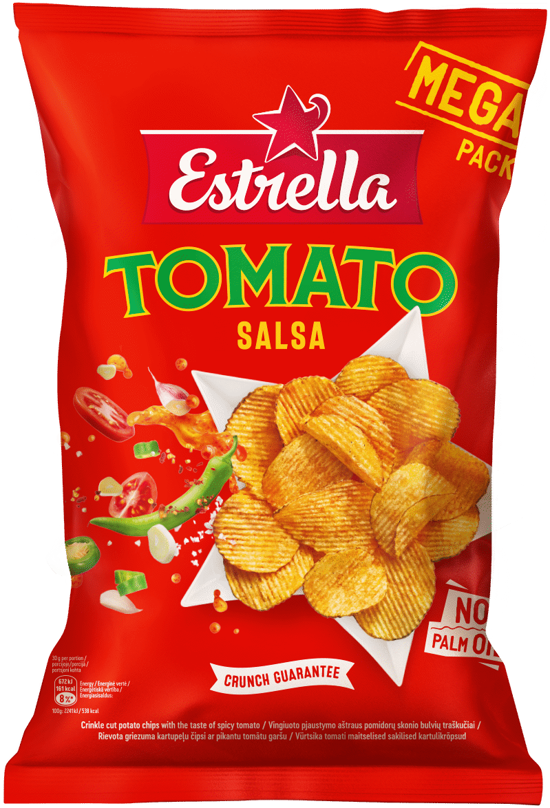 ESTRELLA TOMATO SALSA Flavor Potato Chips 250g