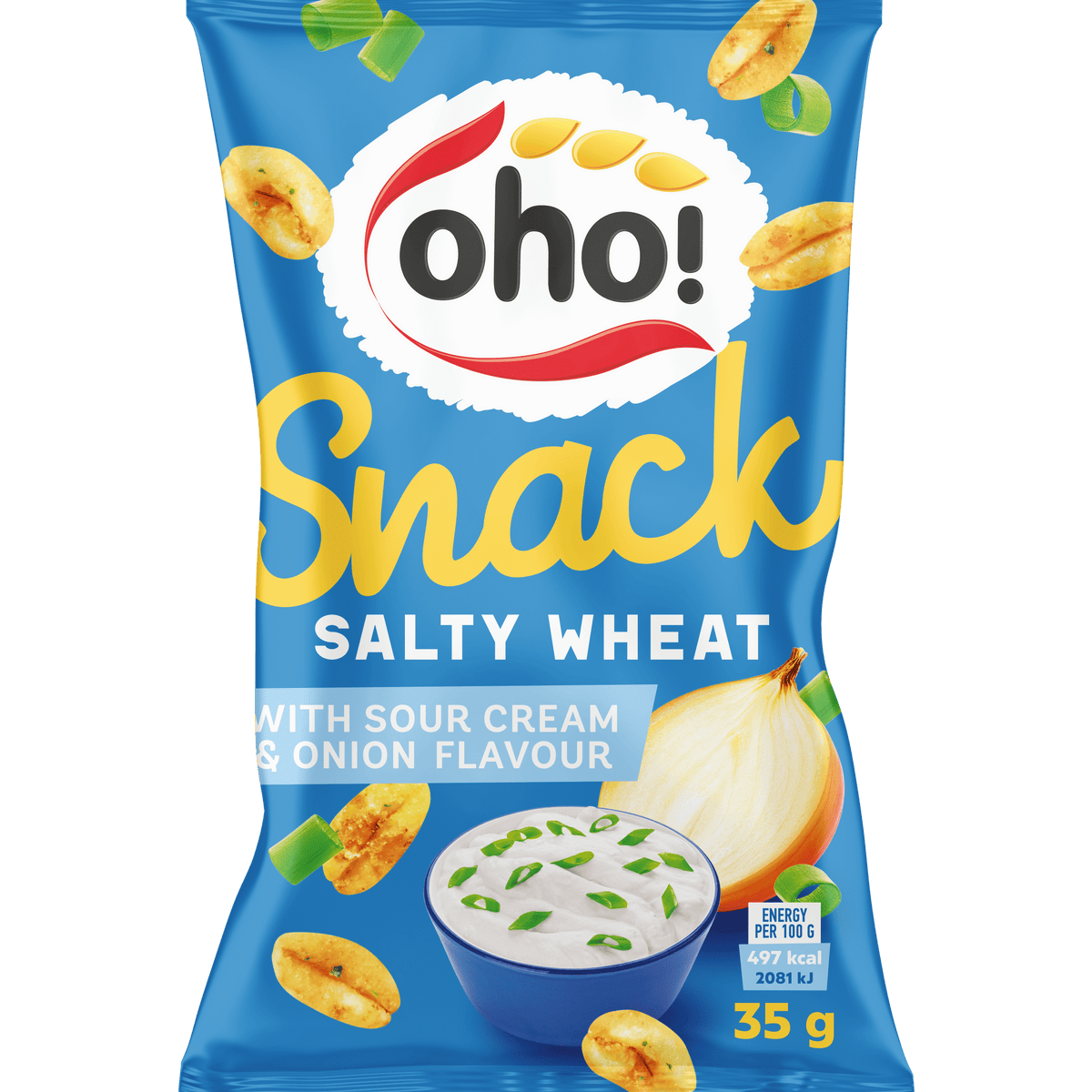 OHO! Snack Puffed Salty Wheat Sour Cream & Onion Flavor 35g – Tom's Grocery