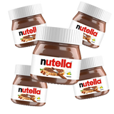5 NUTELLA Hazelnut Chocolate Cream Spread Mini Glass Jars 25g 0.88oz