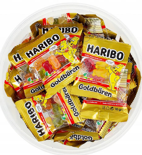HARIBO GOLDBEARS MINI Share Size Tube Gummi Candies 980g