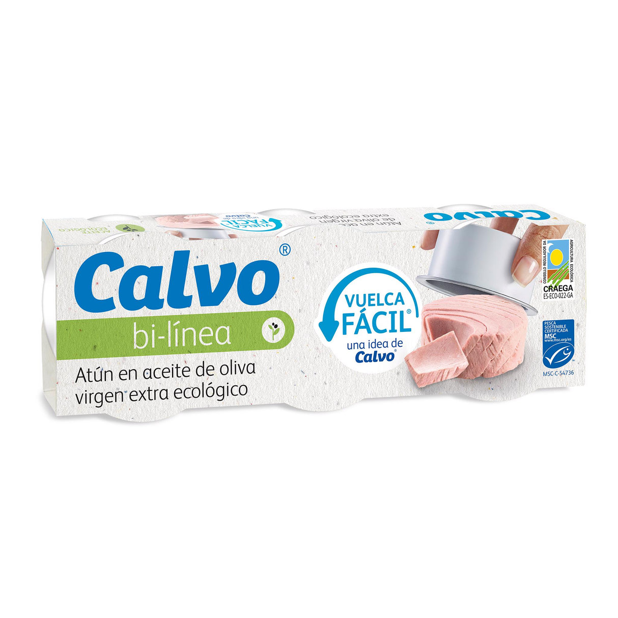 CALVO Organic Tuna Steak in Extra Virgin Olive Oil 195g