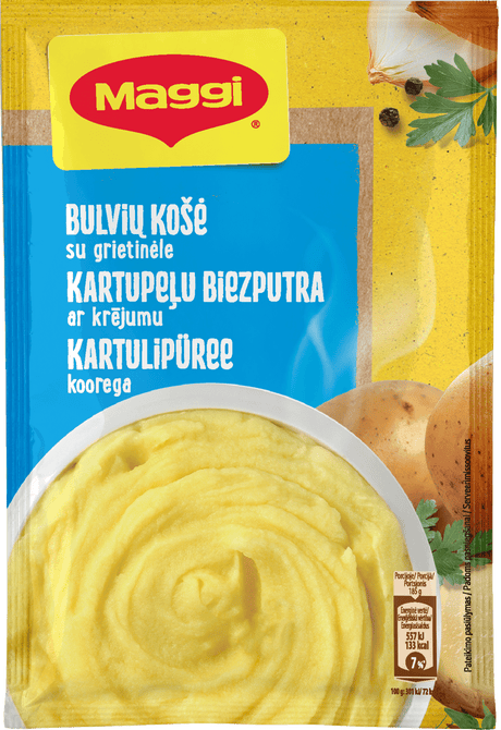 MAGGI Instant Mashed Potatoes with Cream 12 x 35g