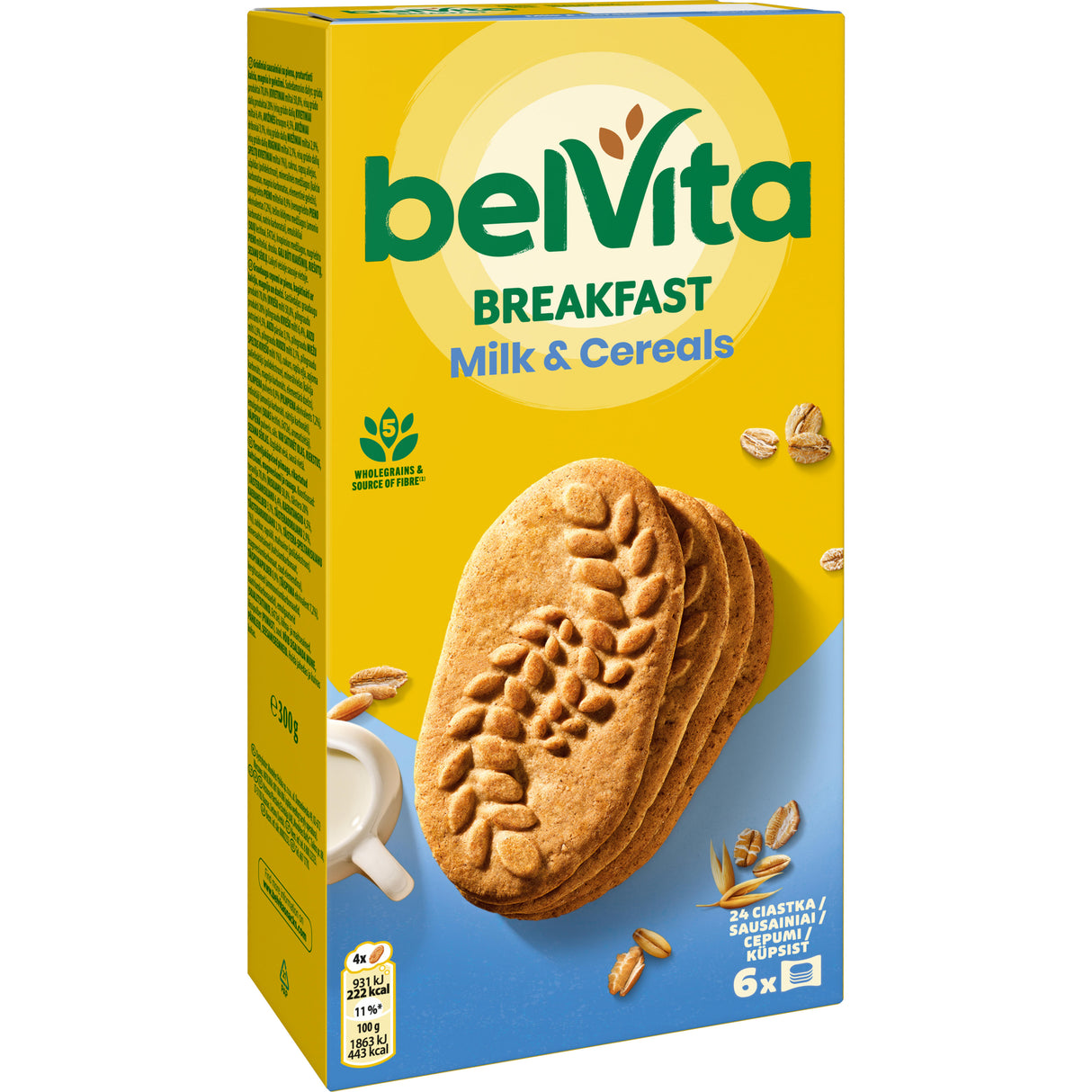 BELVITA Milk & Cereals Flavor Wholegrain Breakfast Cookies 300g