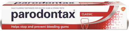 2 PARODONTAX CLASSIC Daily Fluoride Toothpaste for Healthy Gums & Teeth 75ml