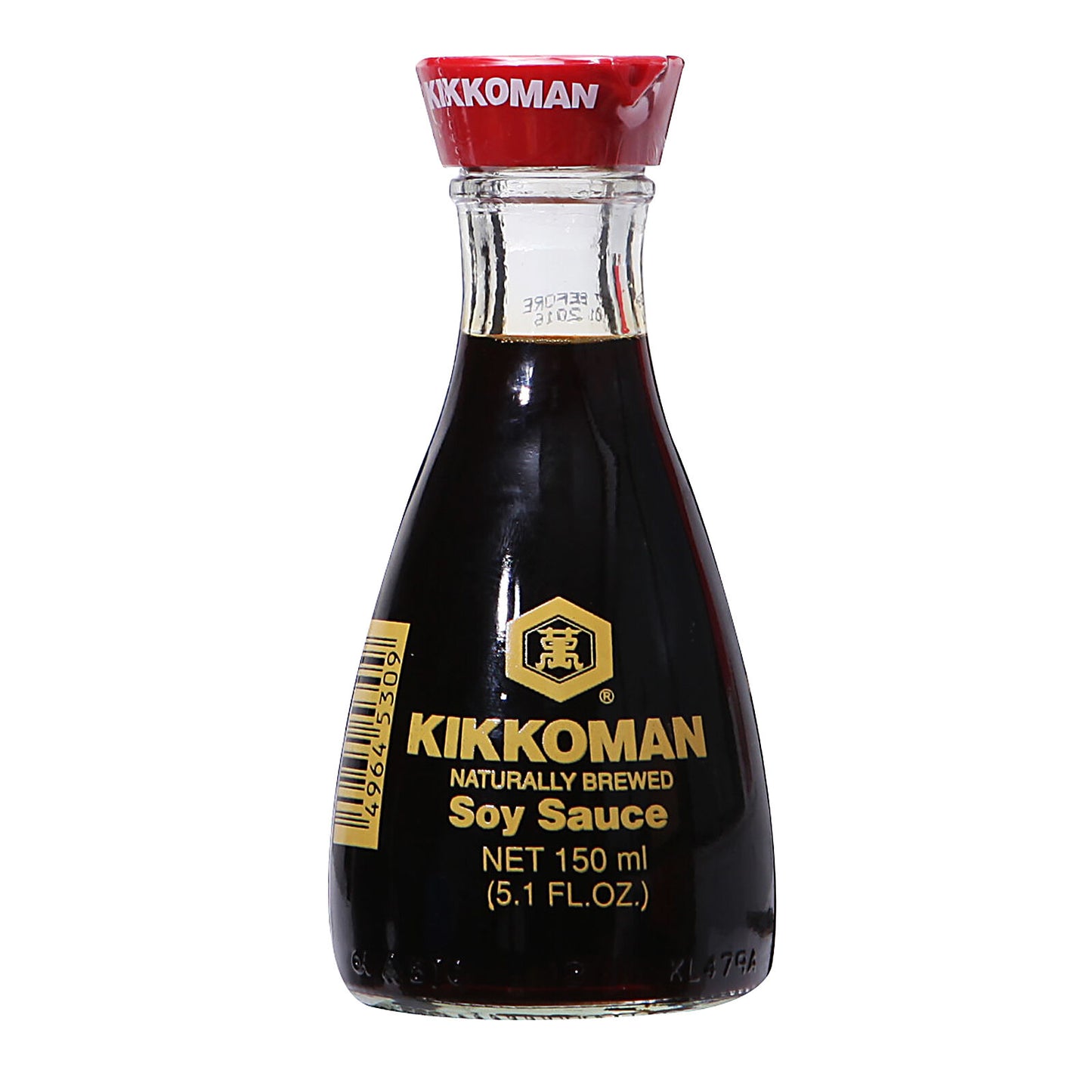 KIKKOMAN Naturally Brewed Soy Sauce Ideal for Sushi 150ml 5.1fl oz