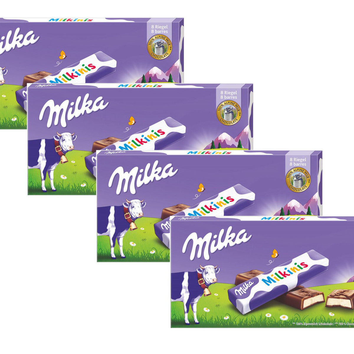 4 MILKA MILKINIS Swiss Alp Milk Chocolate Bars 87.5g – Tom's Grocery