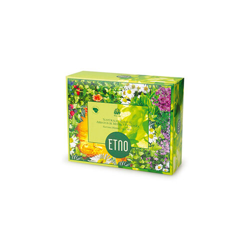 ETNO Natural Herbal Tea Infusion Variety Box With Honey (50 servings)