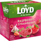 LOYD RASPBERRY & STRAWBERRY Fruit Flavor Tea Infusion 20 Pyramid Bags