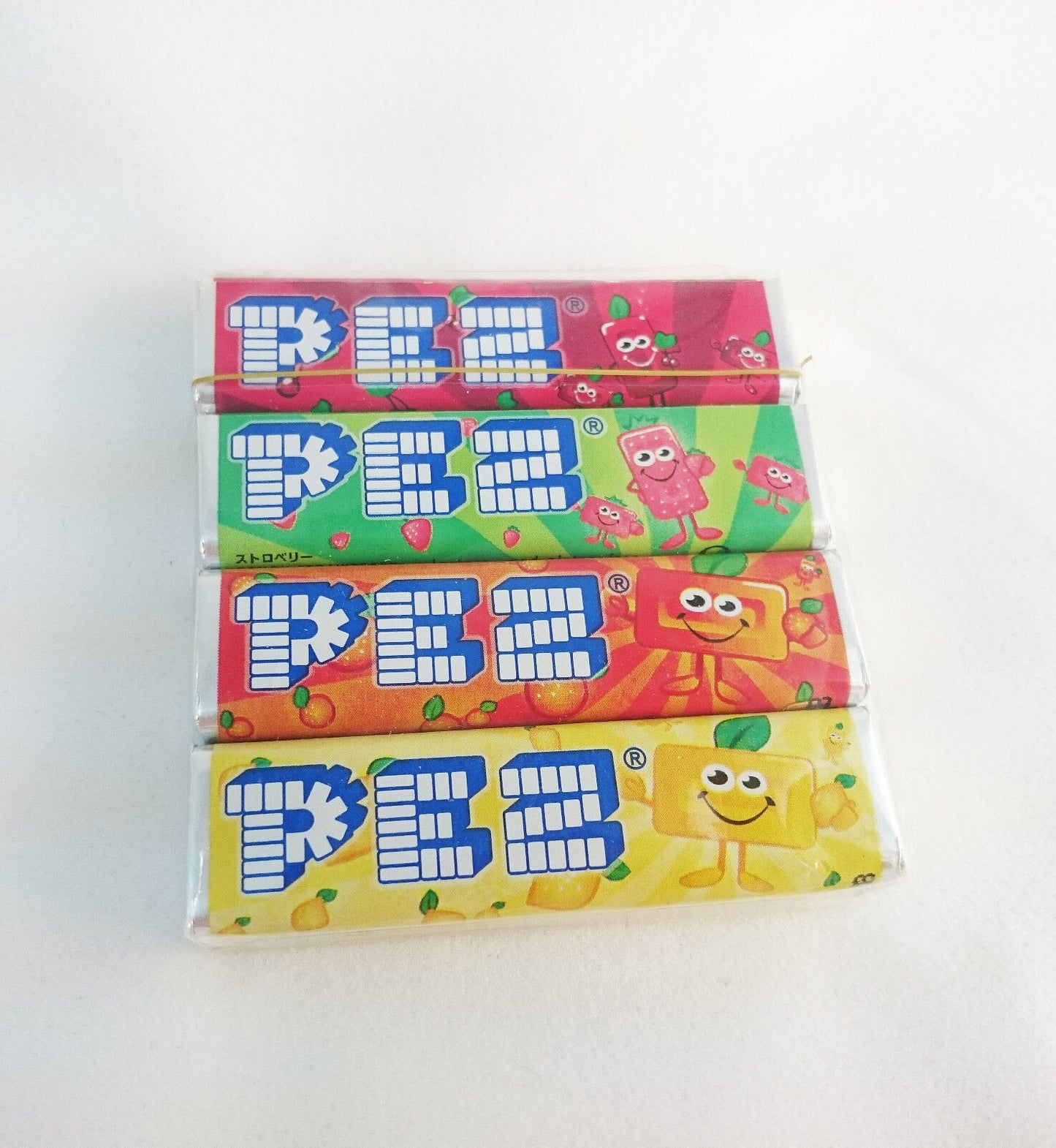 PEZ ORIGINAL Fruit Flavored Retro Candy Candies Refill 4 Sticks 34g 1.2oz