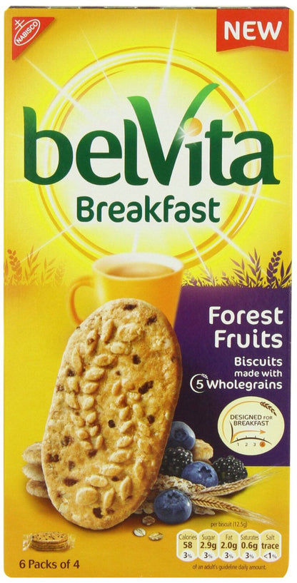 BELVITA FOREST FRUITS Wholegrain Breakfast Biscuits Cookies 300g 10.5oz