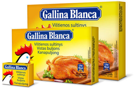 GALLINA BLANCA CHICKEN Bouillon Broth Soup Cubes 150g 5.3oz