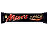 5 x MARS 2PACK Caramel and Nougat Chocolate Bars 69g 2.43oz